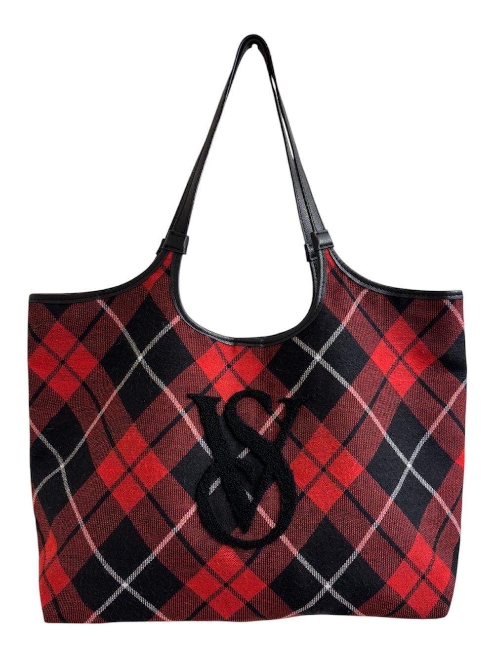 Victoria's Secret Tartan Plaid Tote Bag